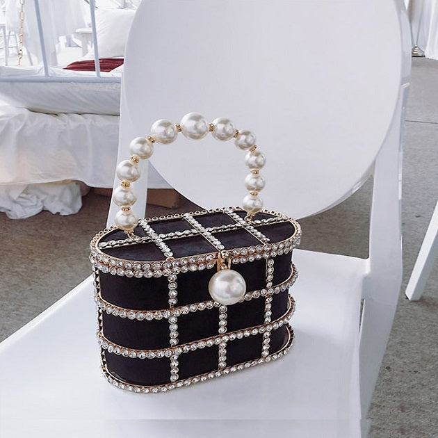 Vienna Pearl Cage Handbag – FIORENE
