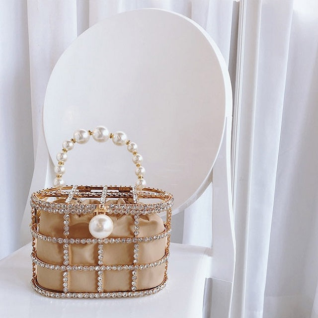 Vienna Pearl Cage Handbag – FIORENE