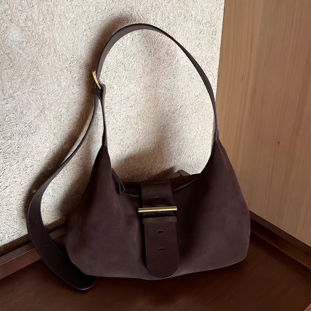 Classic Buckle Shoulder Bag - FIORENE