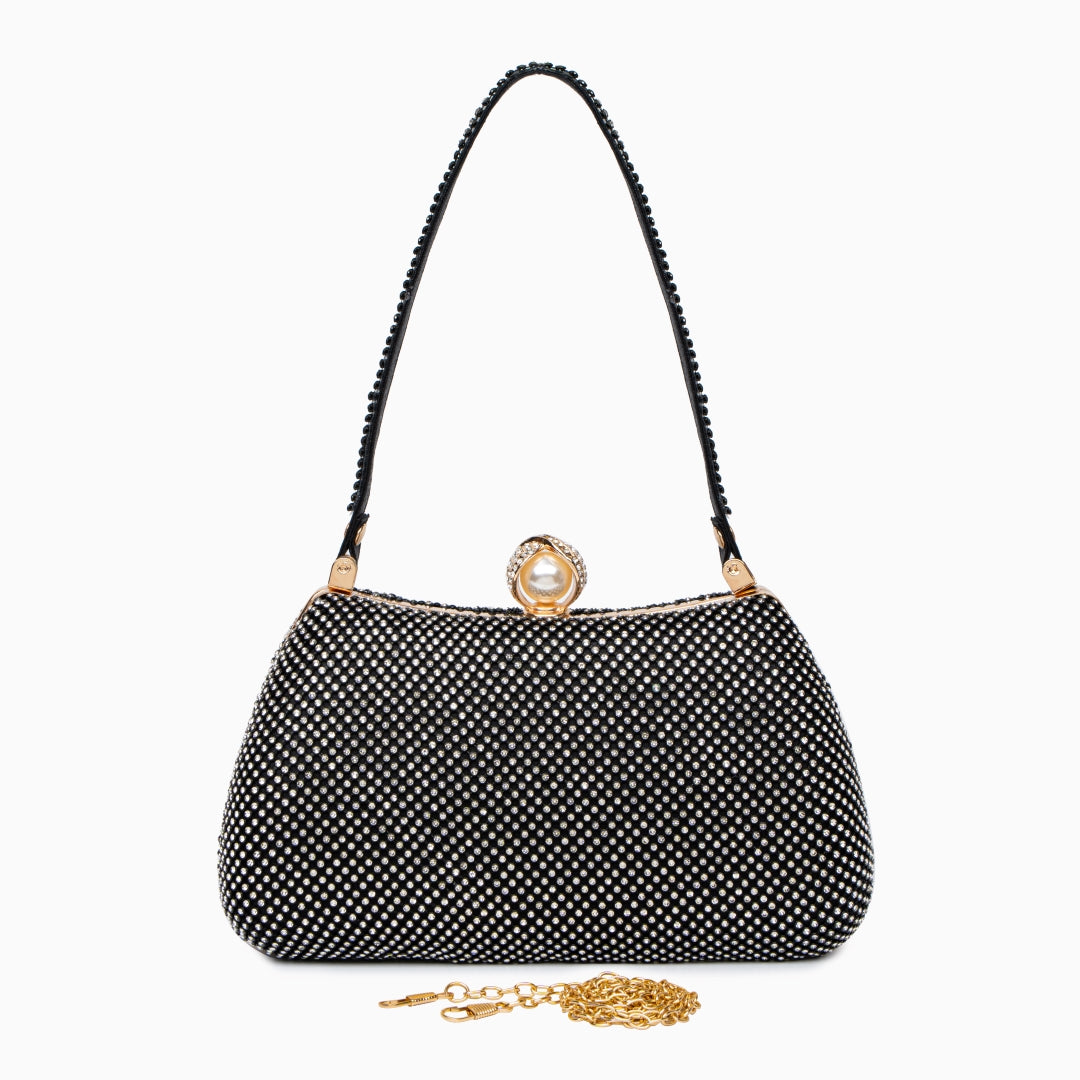Silver Symphony Pearl Clutch – FIORENE