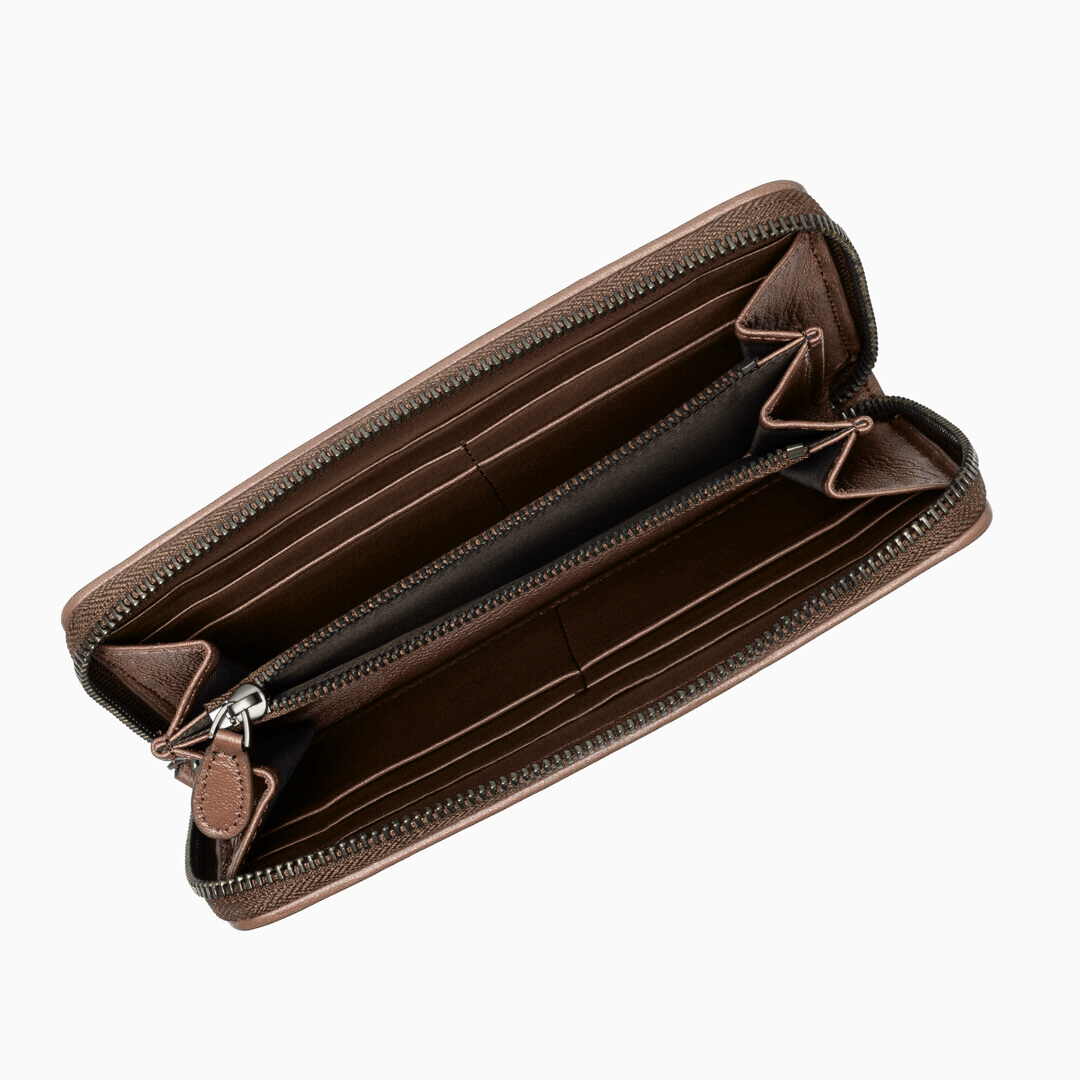 Charcoal Weave Wallet – FIORENE