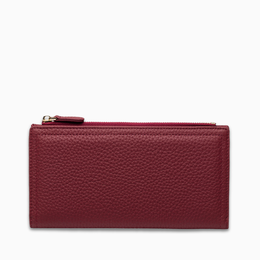 Black Pebble Slim Wallet – FIORENE