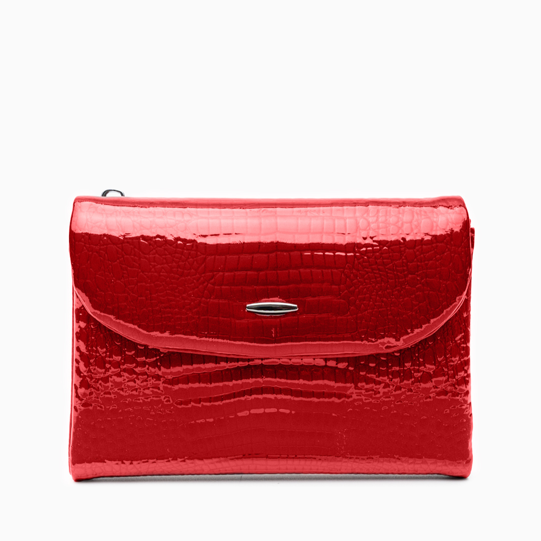 Crimson Croco Wallet – FIORENE