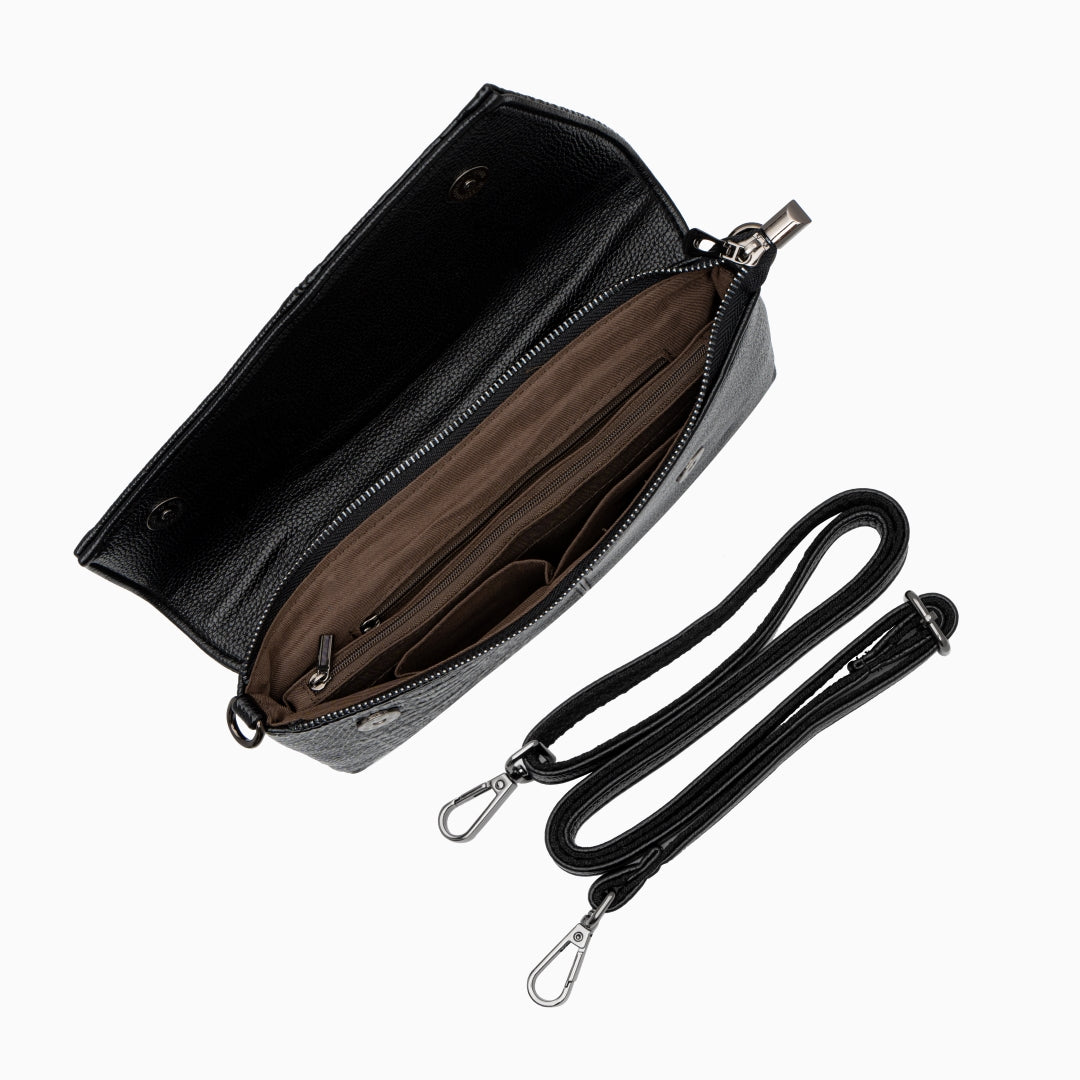 Midnight Croc Shoulder Bag – FIORENE