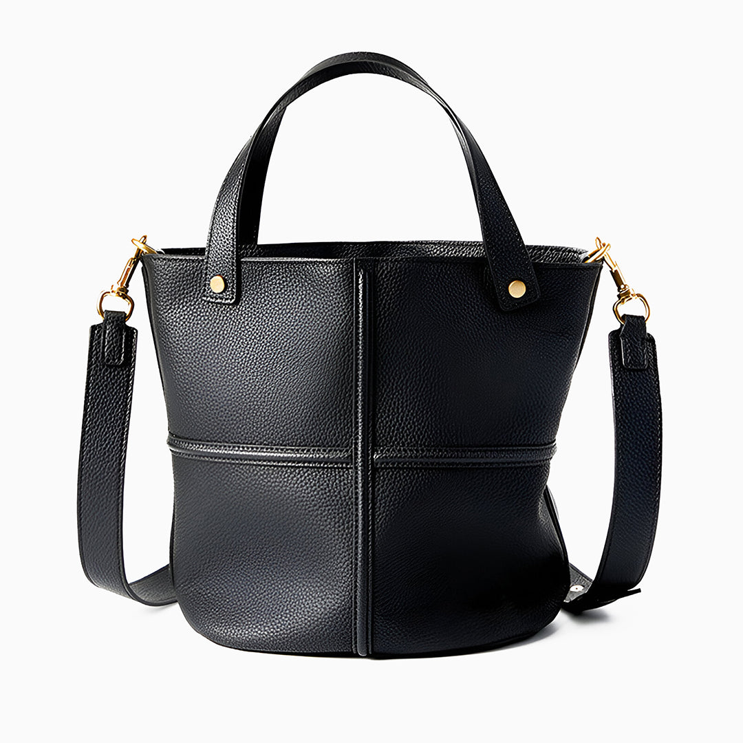 Chestnut Line Bucket Shoulder Bag – FIORENE