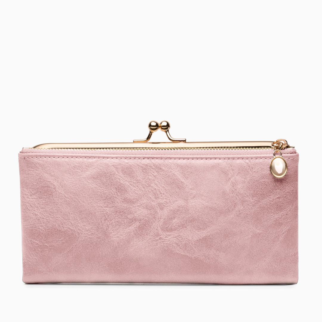 Velvet Noir Kisslock Wallet – FIORENE