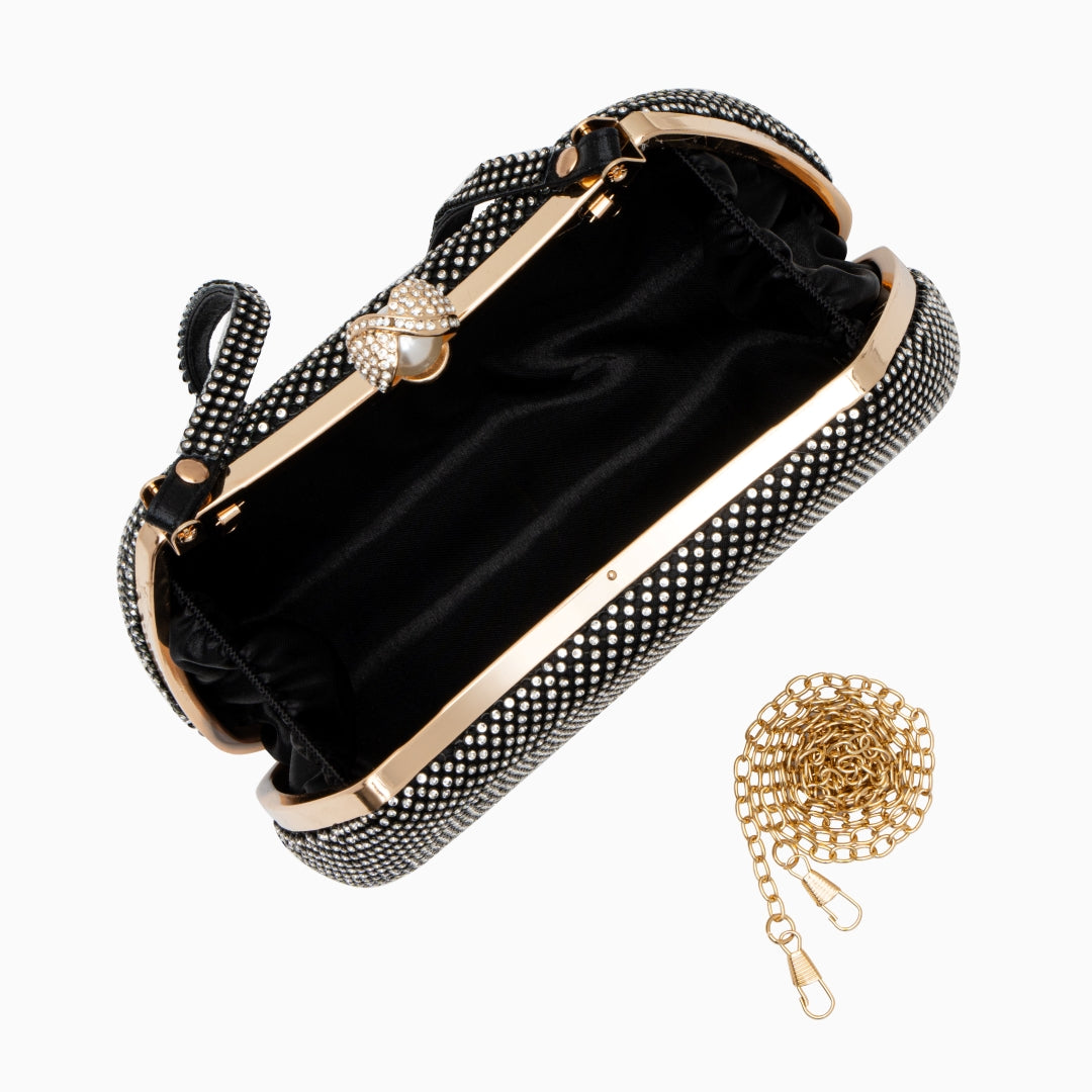 Silver Symphony Pearl Clutch – FIORENE