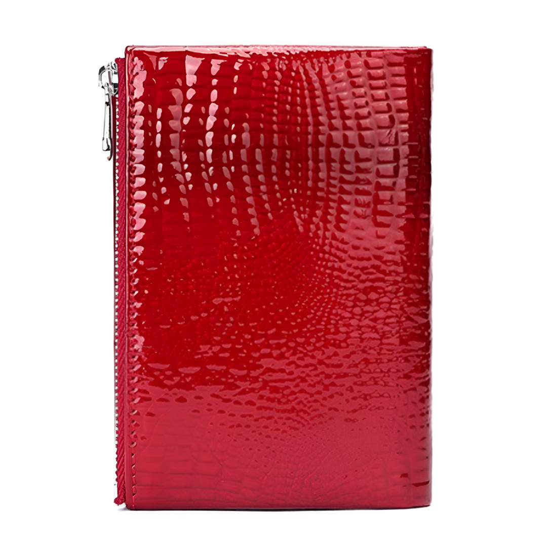 Crimson Croco Wallet – FIORENE