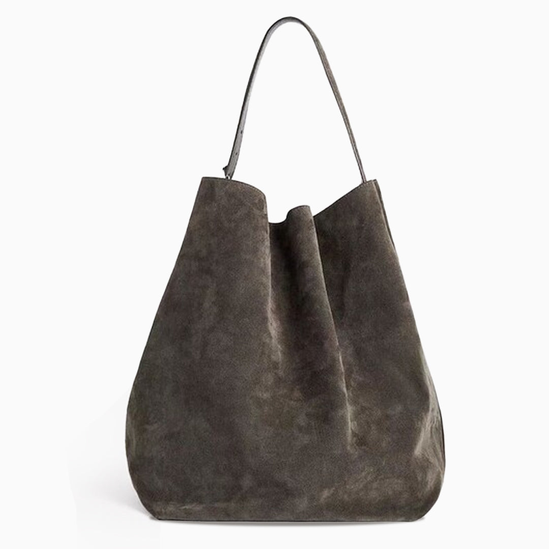 Ash Suede Soft Tote Bag – FIORENE