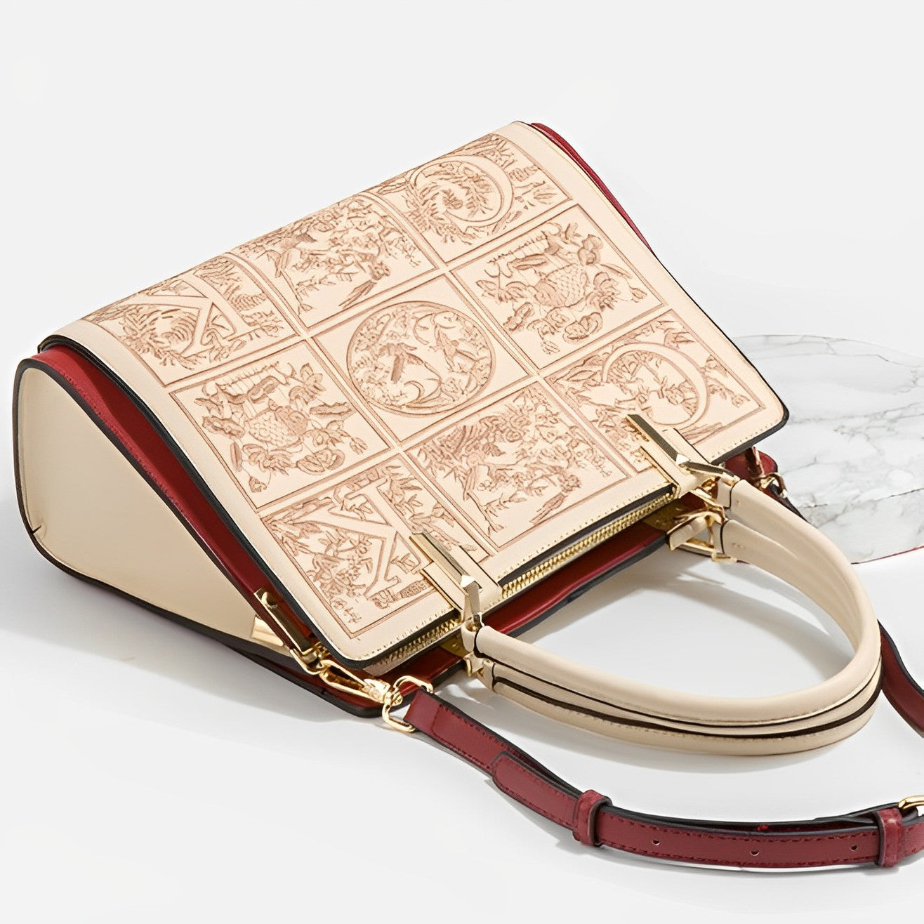 Indigo Chinoiserie Symphony Tote Bag – FIORENE