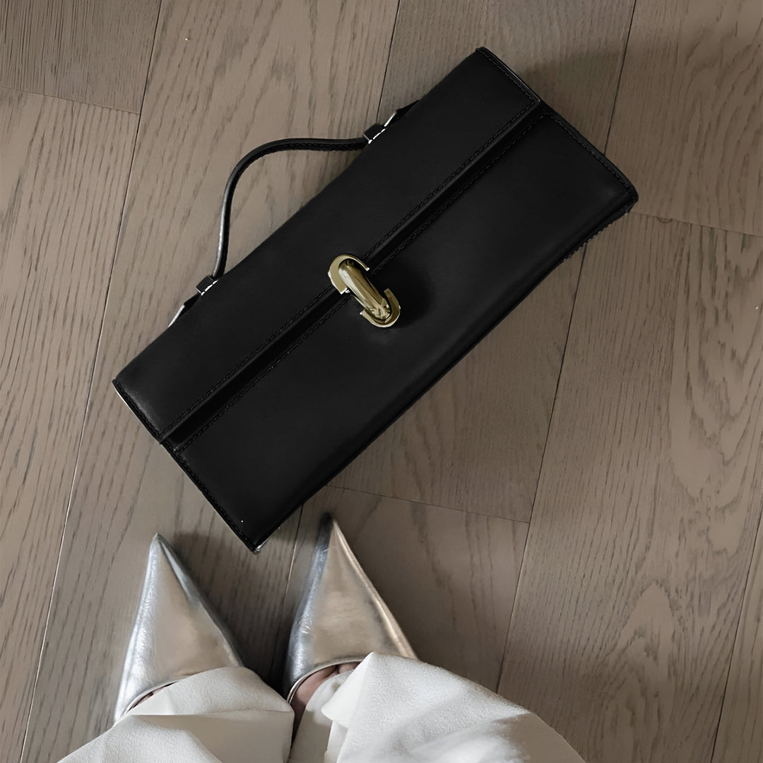 Noir Elegance Handbag – FIORENE