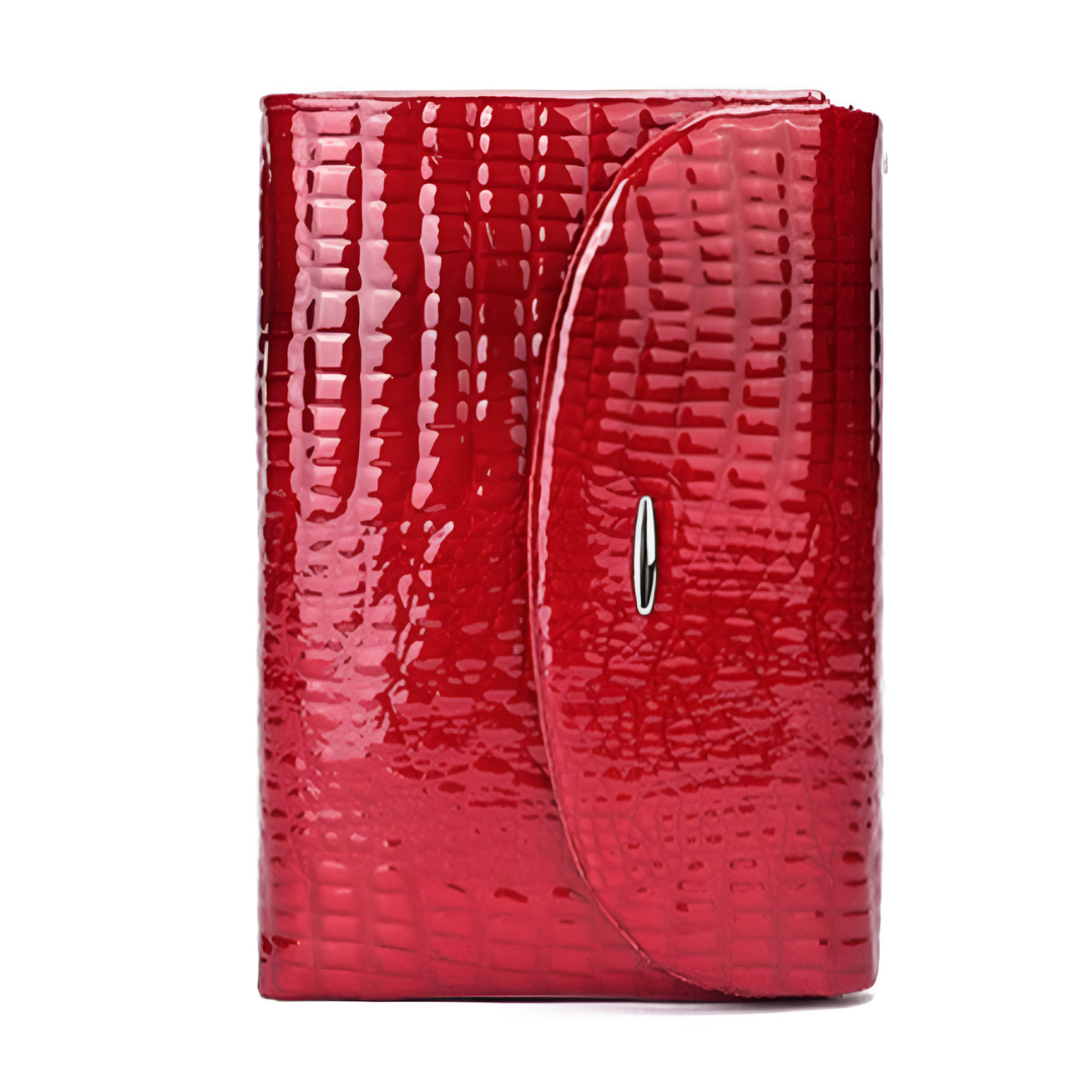 Crimson Croco Wallet – FIORENE