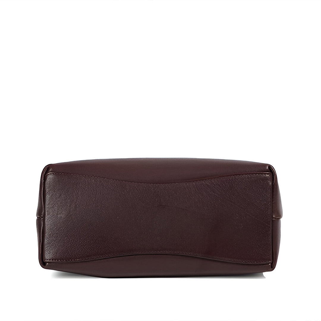Merlot Crescent Shoulder Bag – FIORENE