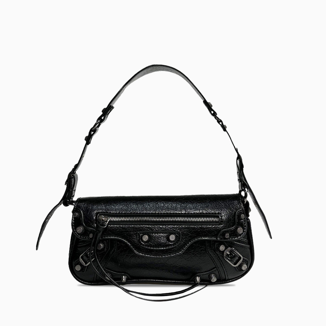 Midnight Edge Moto Shoulder Bag – FIORENE