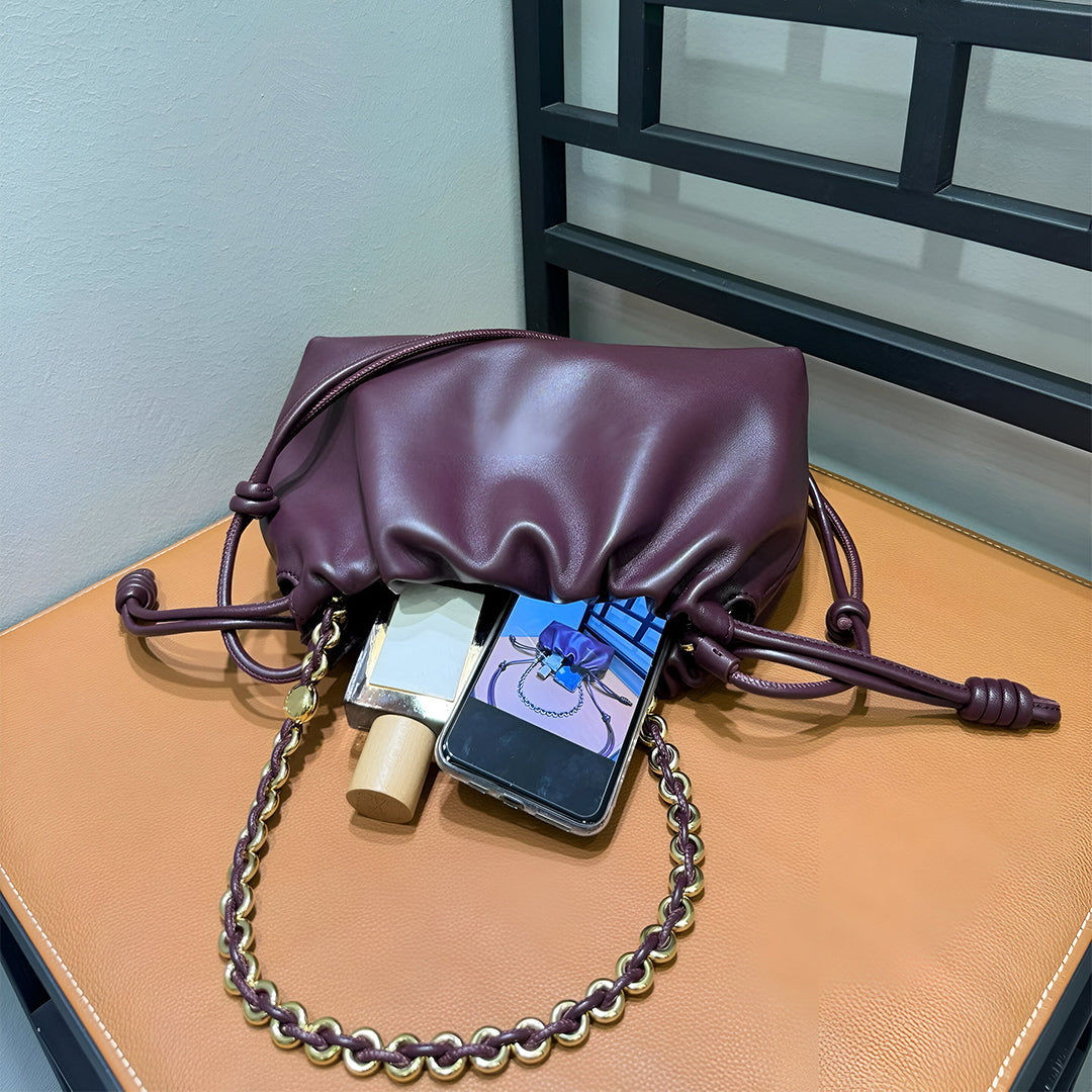 Opulent Chain Shoulder Bag - FIORENE
