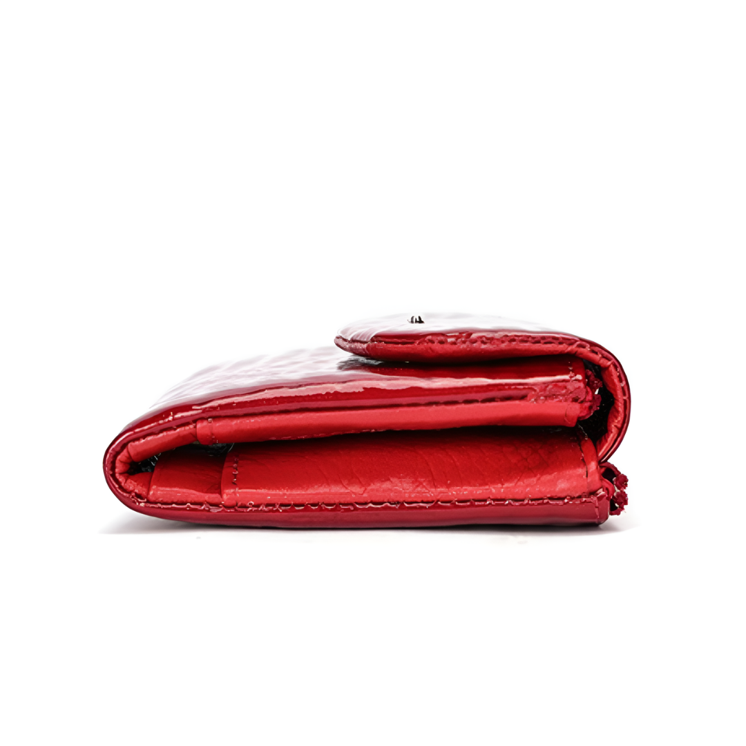 Crimson Croco Wallet – FIORENE