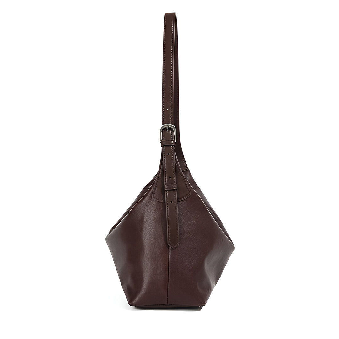 Merlot Crescent Shoulder Bag – FIORENE