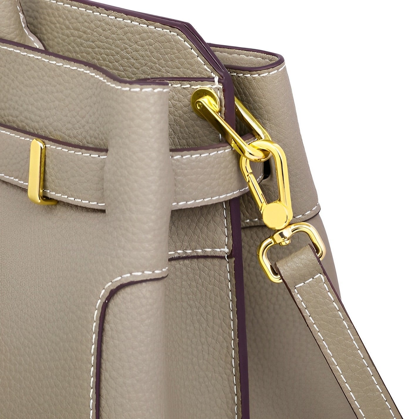 Serena Lock Structured Tote Bag – FIORENE