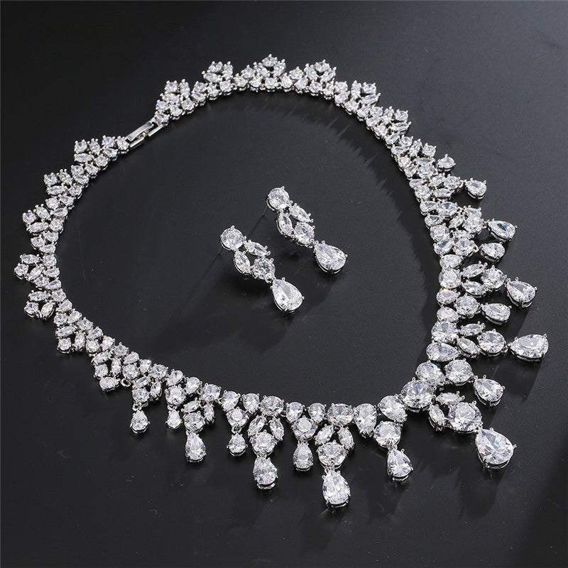 Royal Sapphire Elegance Necklace Set – FIORENE