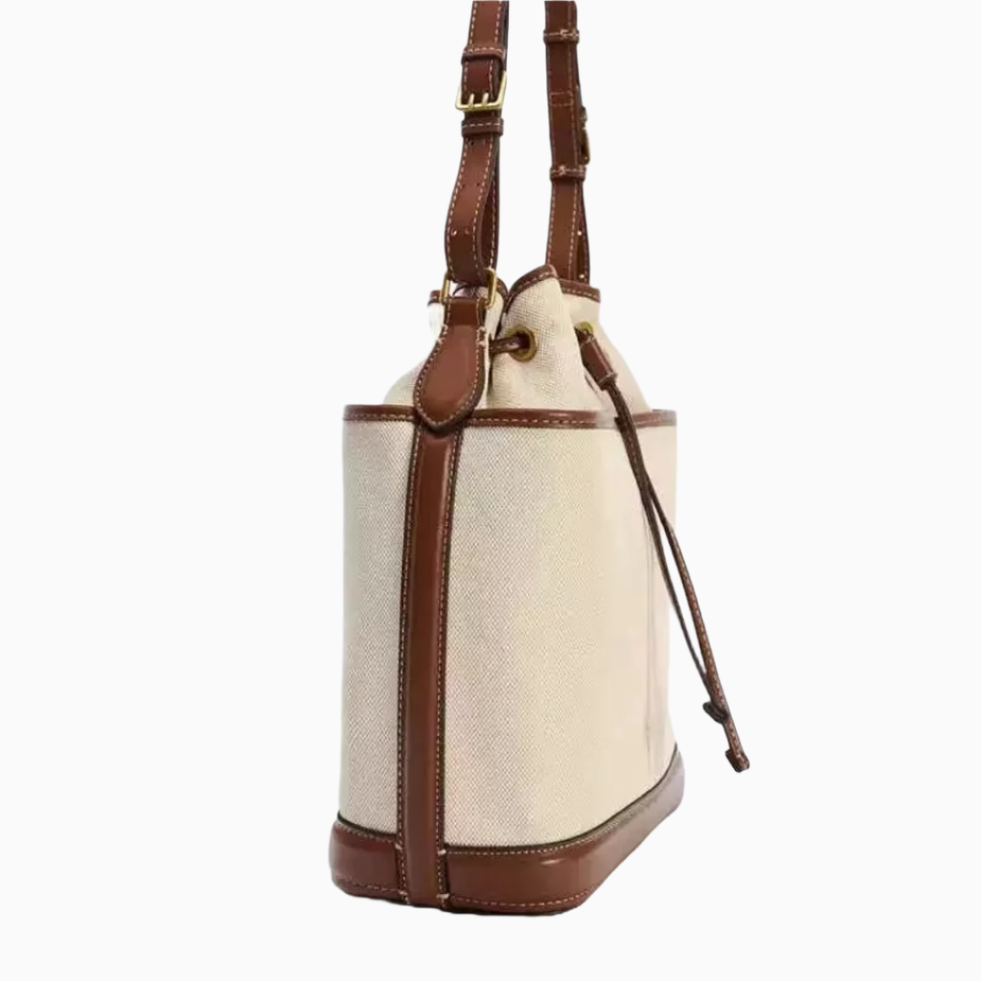 Classic Drawstring Shoulder Bag - FIORENE