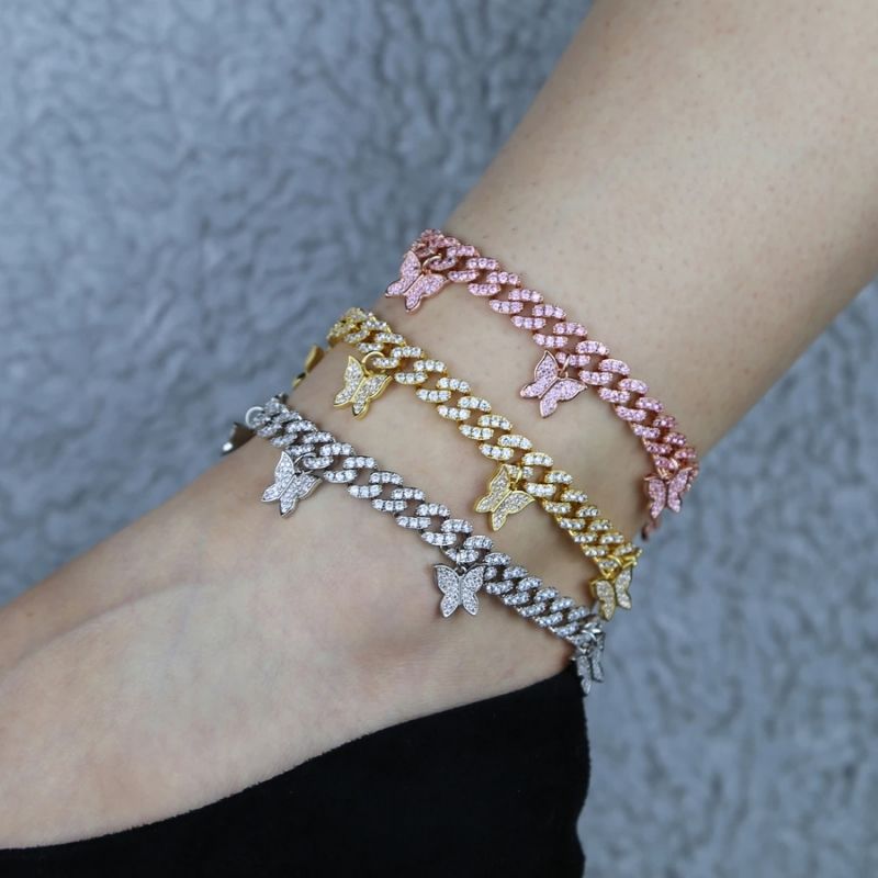 Celeste Butterfly Anklet – FIORENE