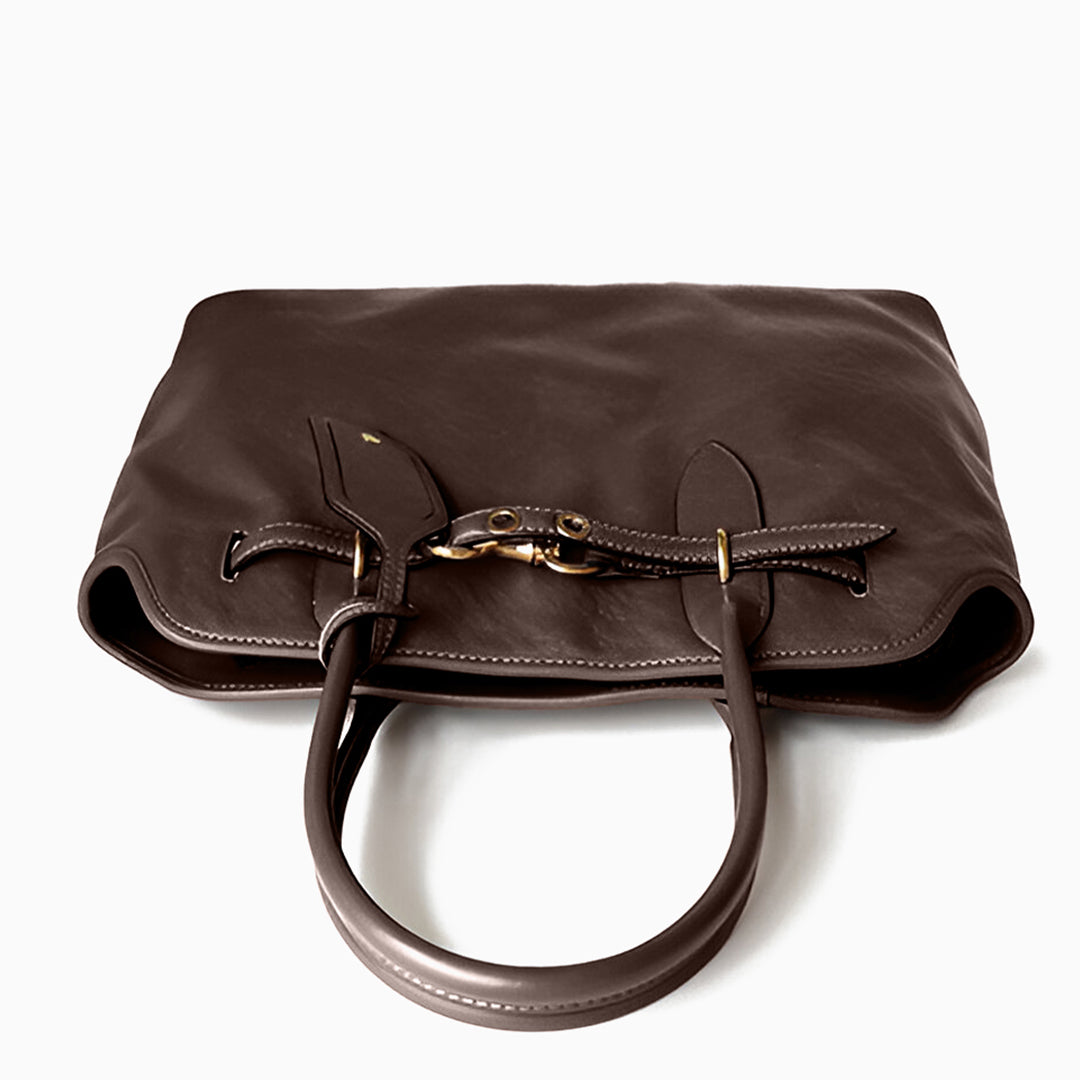 Timeless Leather Executive Handbag - FIORENE