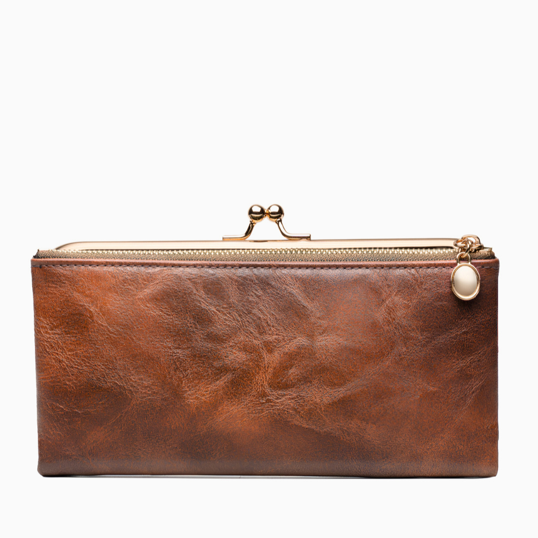 Velvet Noir Kisslock Wallet – FIORENE