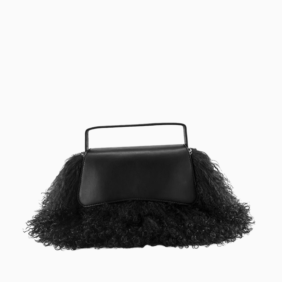 Violet Whisper Feather Clutch – FIORENE