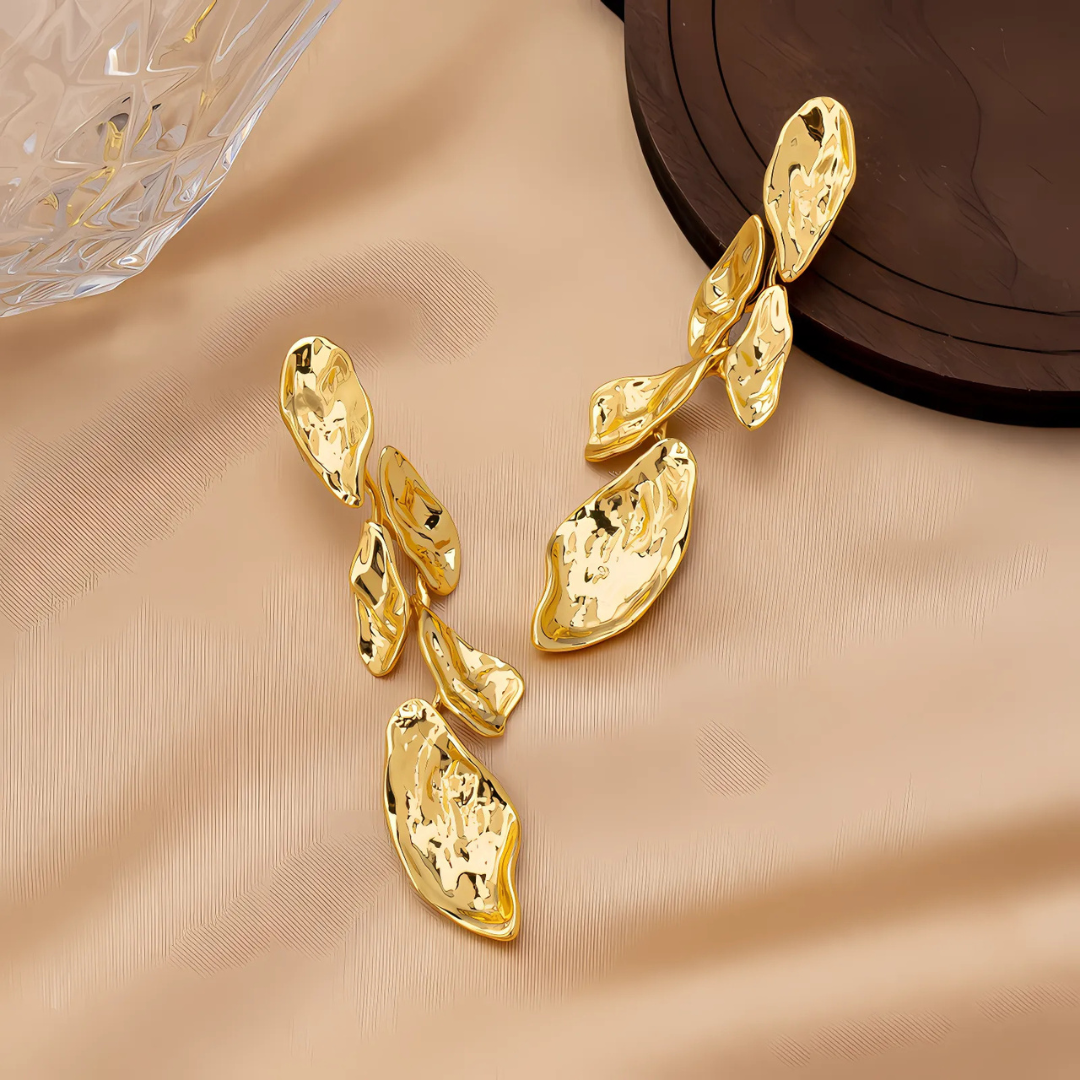 Golden Drift Earrings – FIORENE