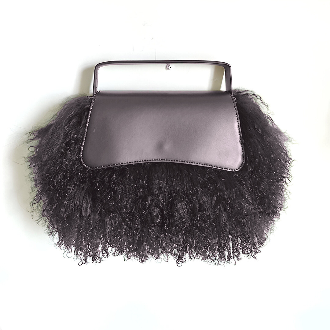 Violet Whisper Feather Clutch – FIORENE