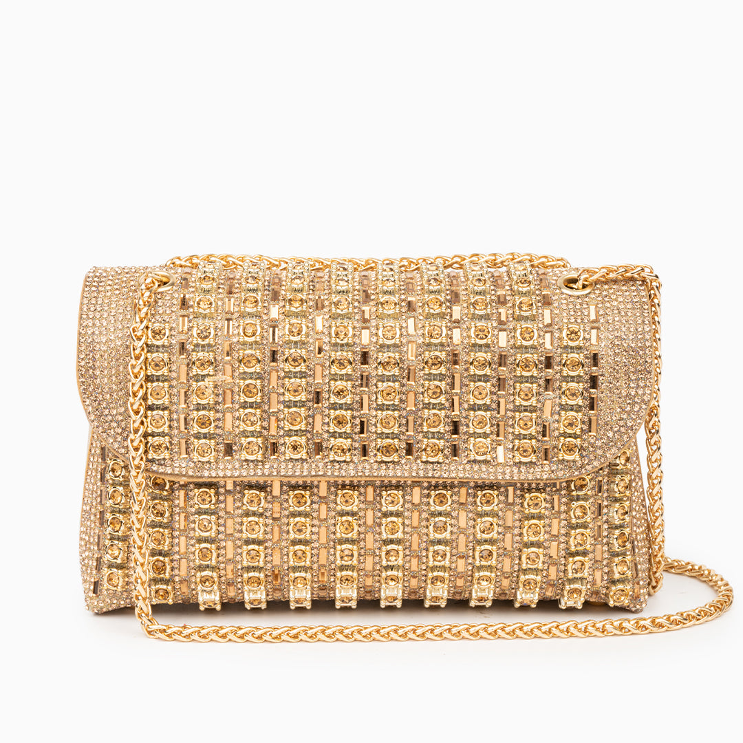 Azure Crystal Crossbody Bag – FIORENE