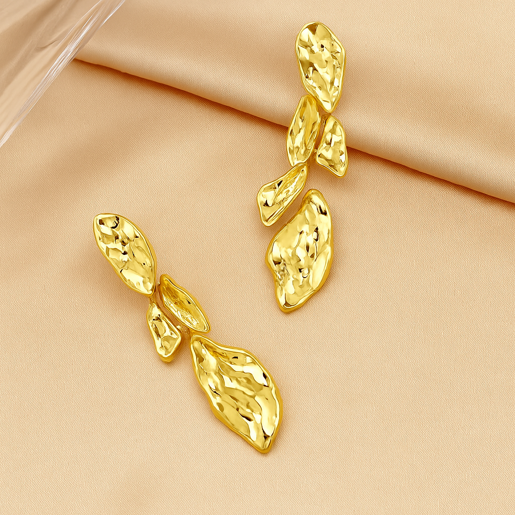 Golden Drift Earrings – FIORENE