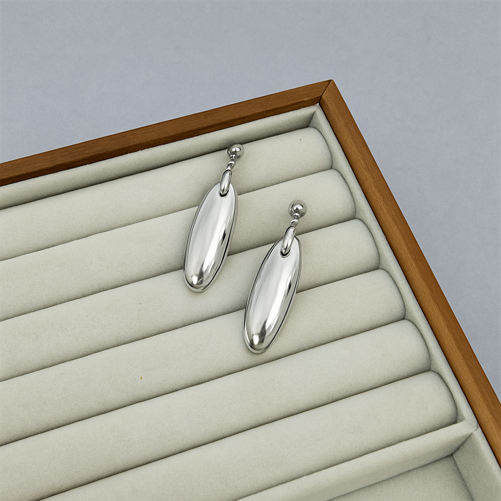 Dual Shine Drop Earrings – FIORENE