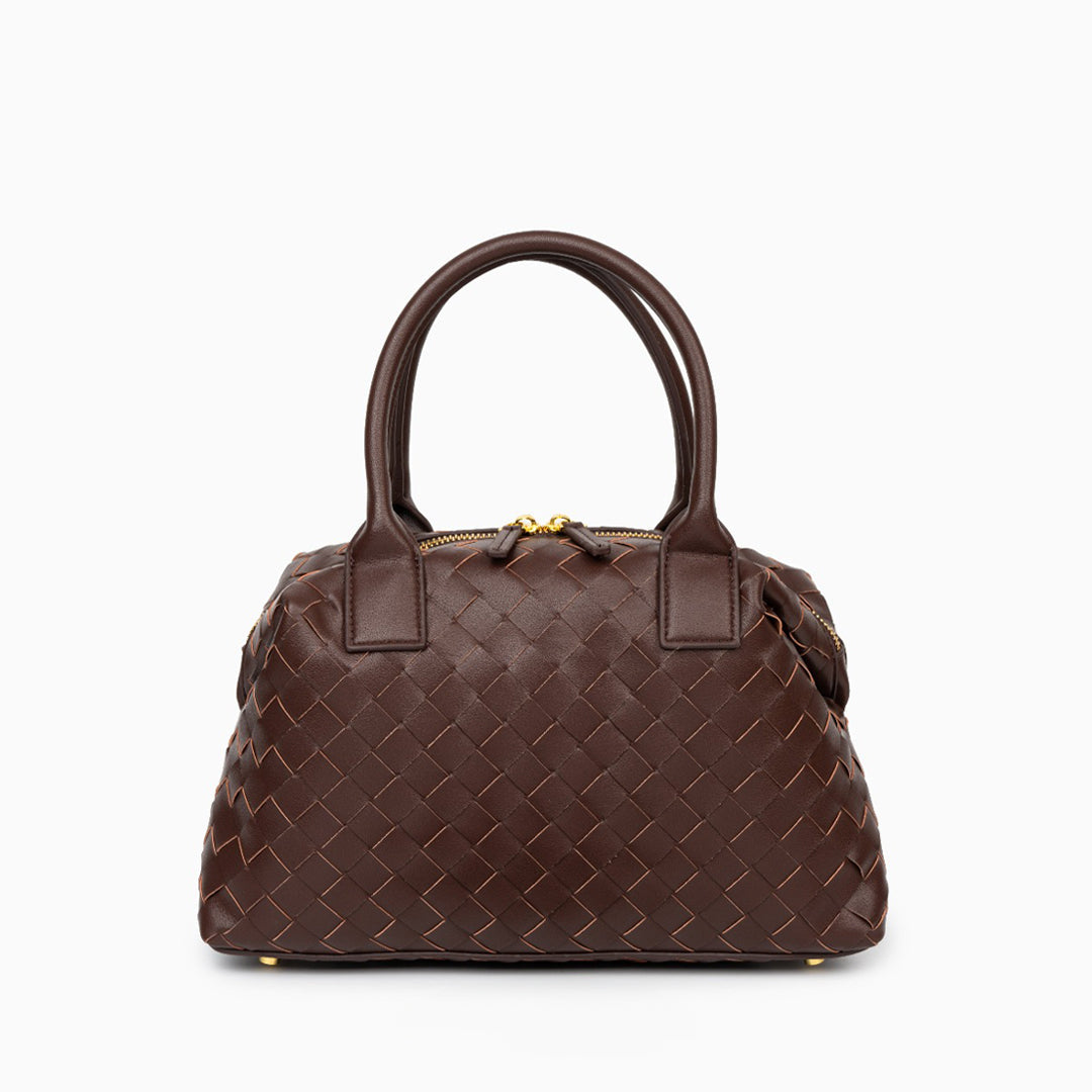 Noir Woven Handbag – FIORENE