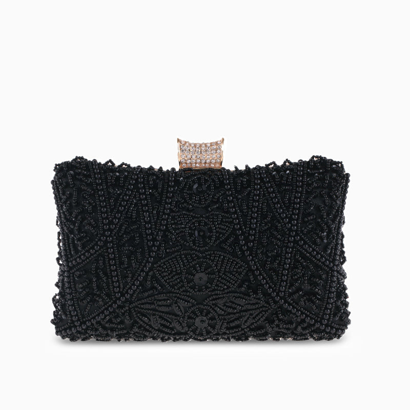 Nocturne Beaded Clutch – FIORENE