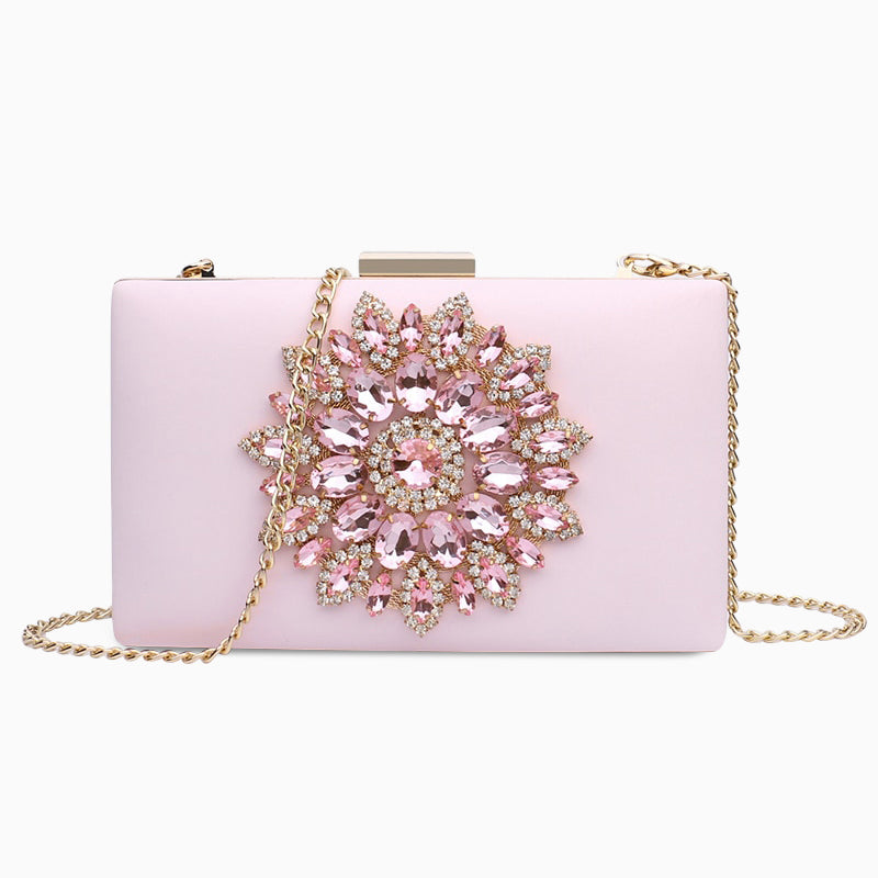 Clara Radiance Crystal Clutch – FIORENE