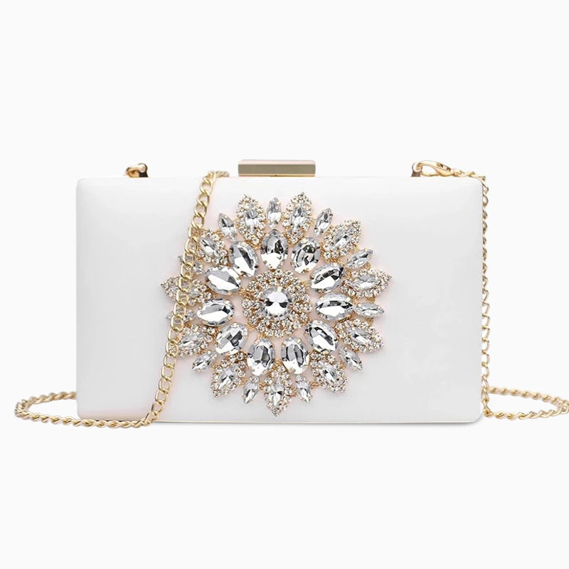 Clara Radiance Crystal Clutch – FIORENE