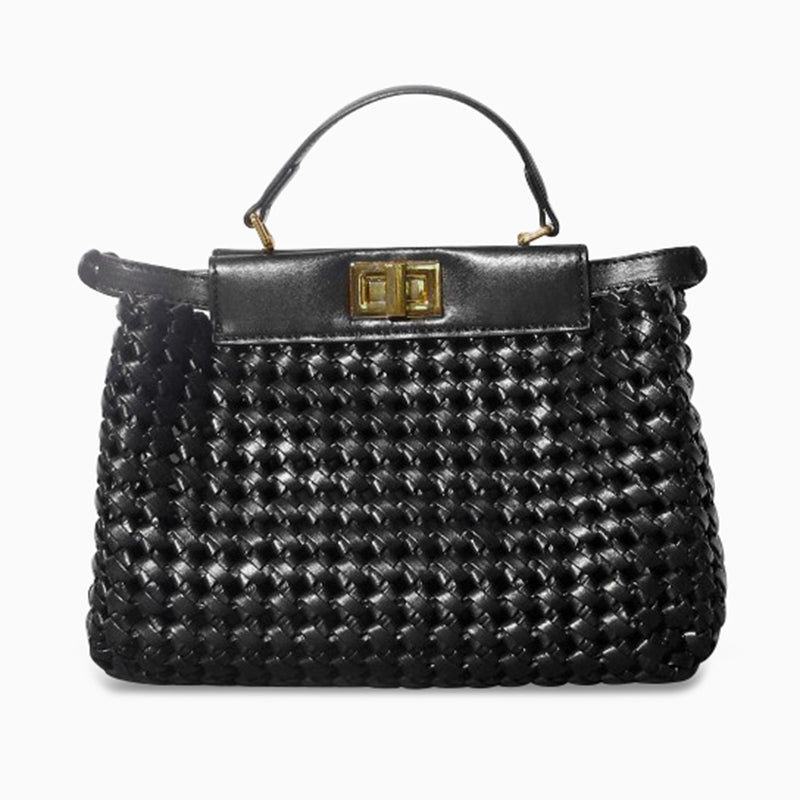 Verdant Muse Woven Handbag – FIORENE