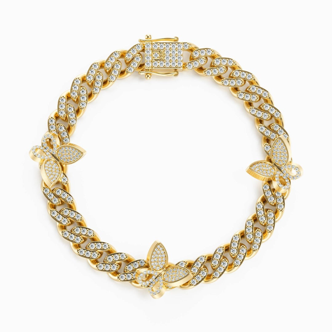 Elara Butterfly Anklet – FIORENE