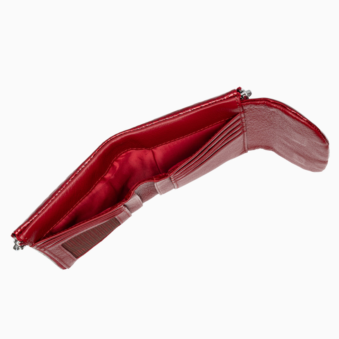 Crimson Croco Wallet – FIORENE