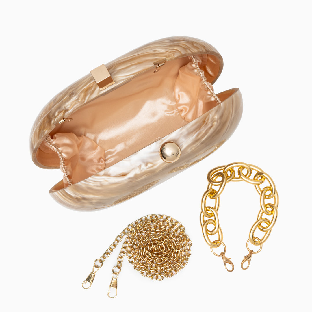 Oyster Mirage Clutch – FIORENE