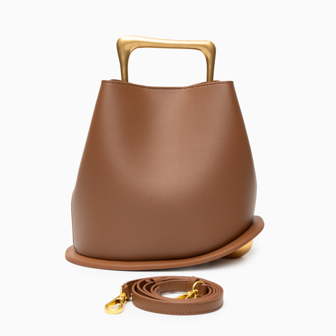 Golden Curve Handbag – FIORENE