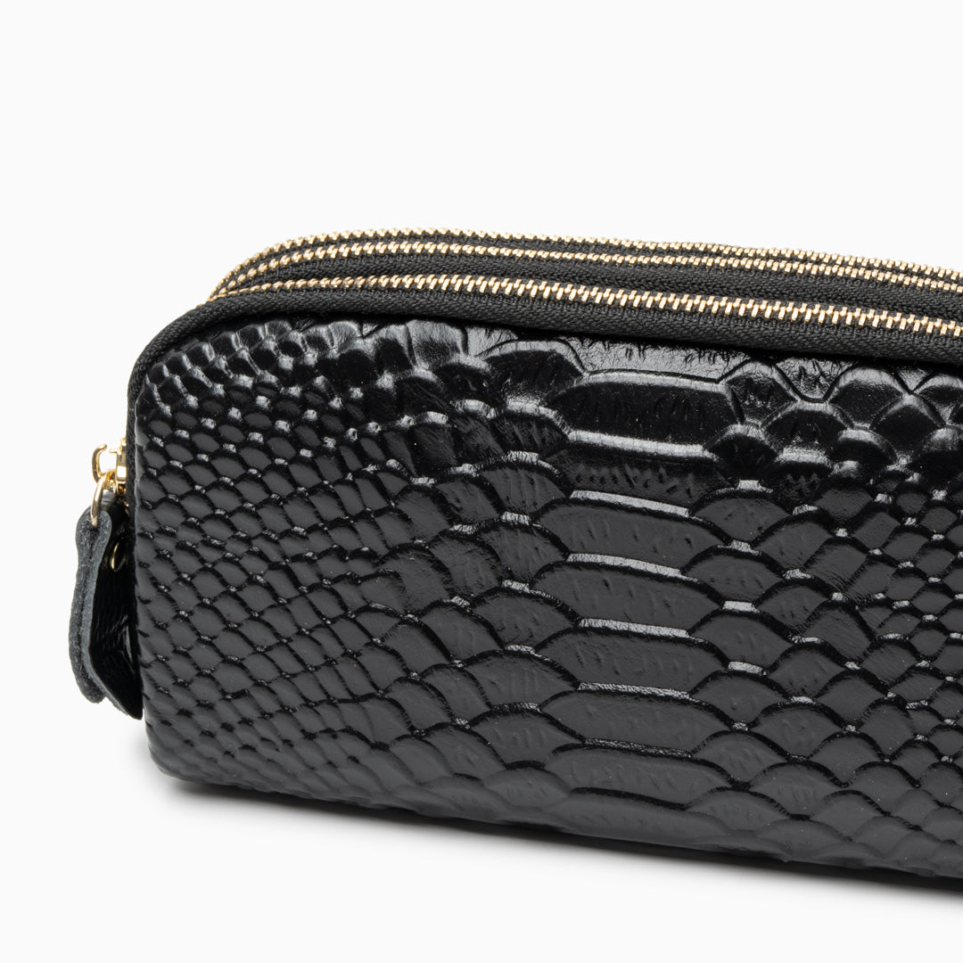 Noir Serpent Handbag – FIORENE
