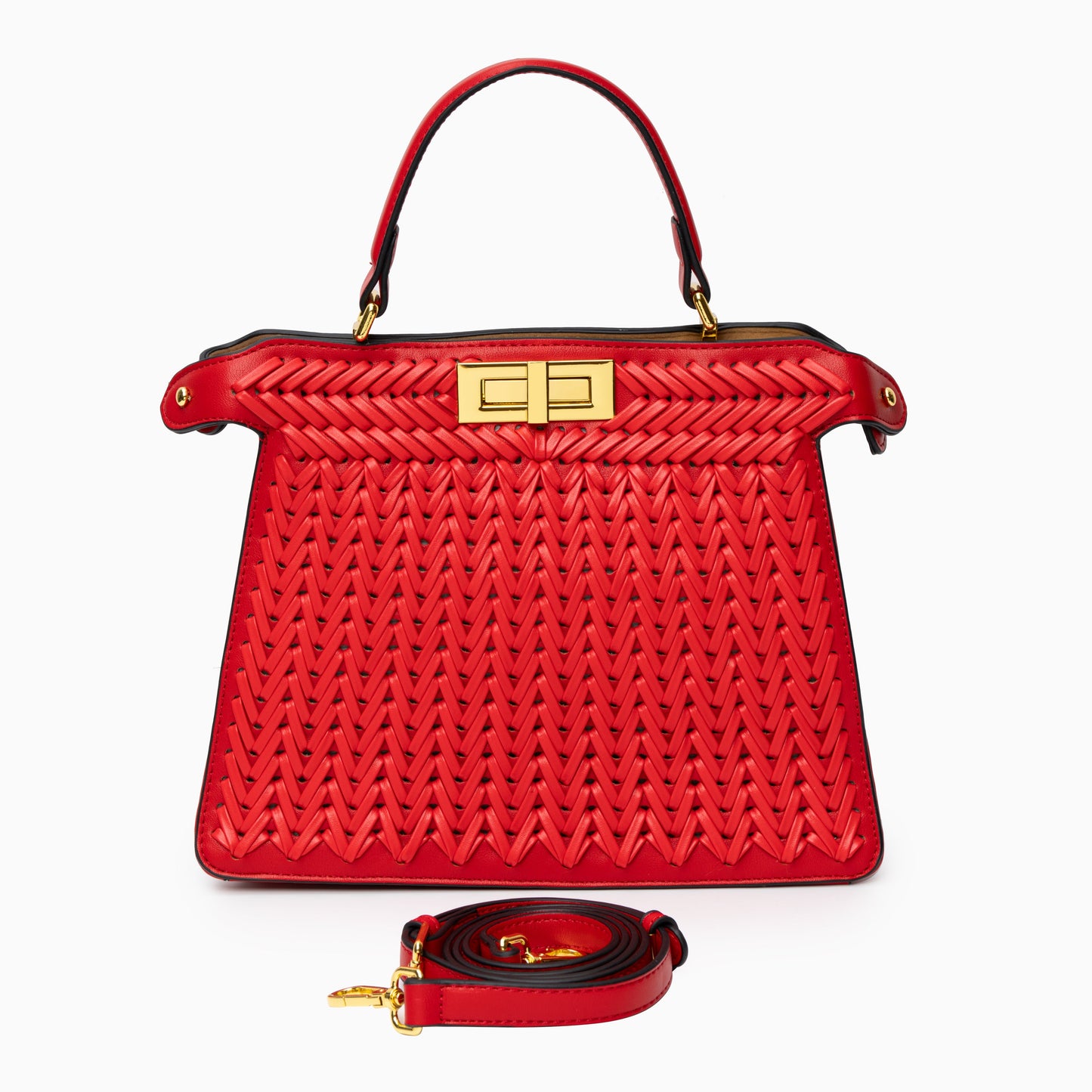 Savanna Weave Icon Handbag – FIORENE