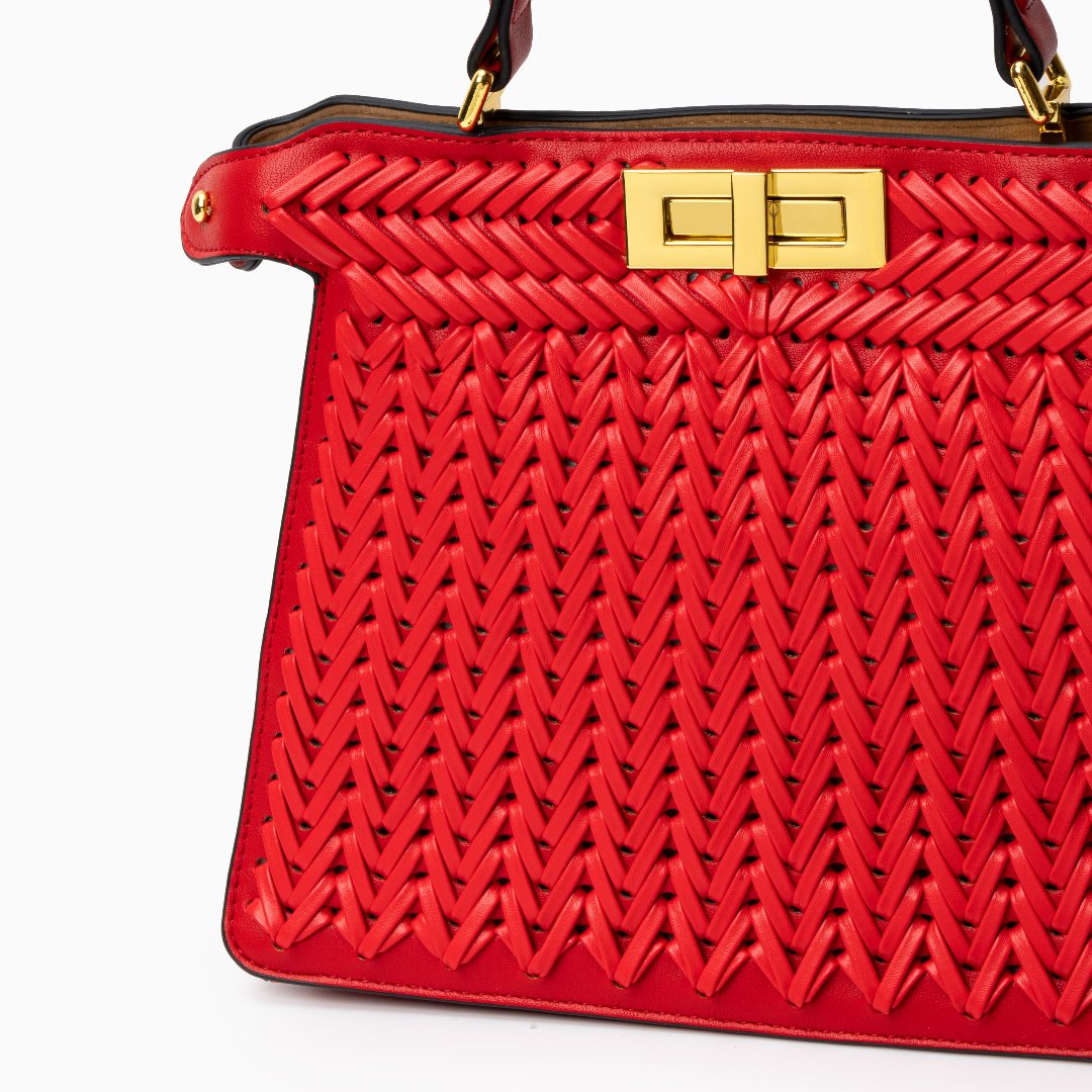 Savanna Weave Icon Handbag – FIORENE