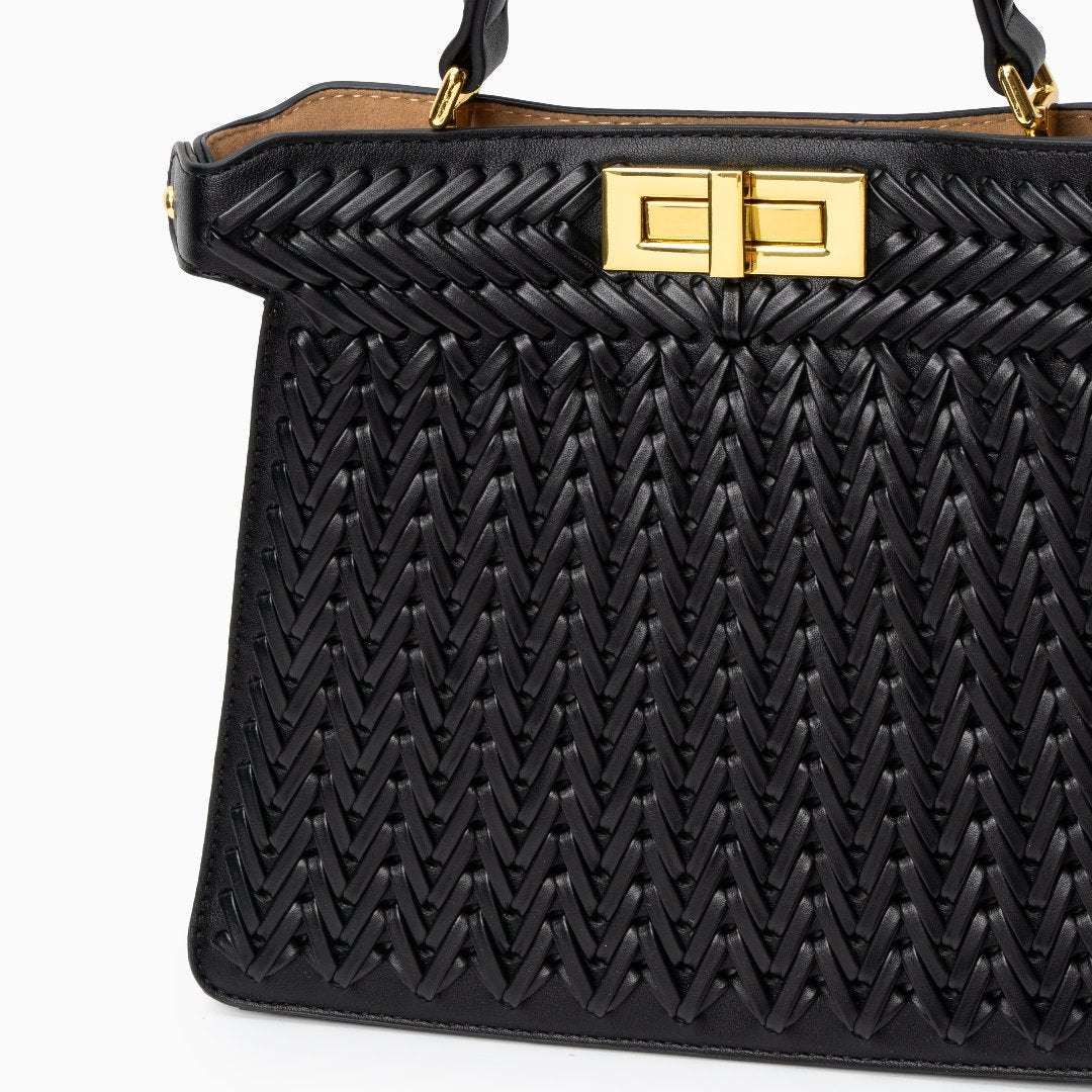 Savanna Weave Icon Handbag – FIORENE