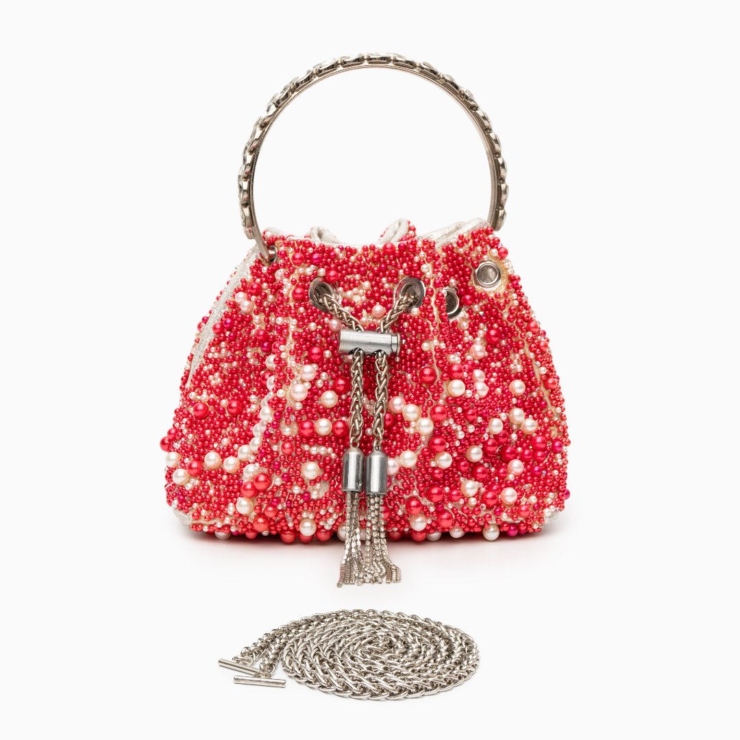 Amethyst Shimmer Handbag – FIORENE