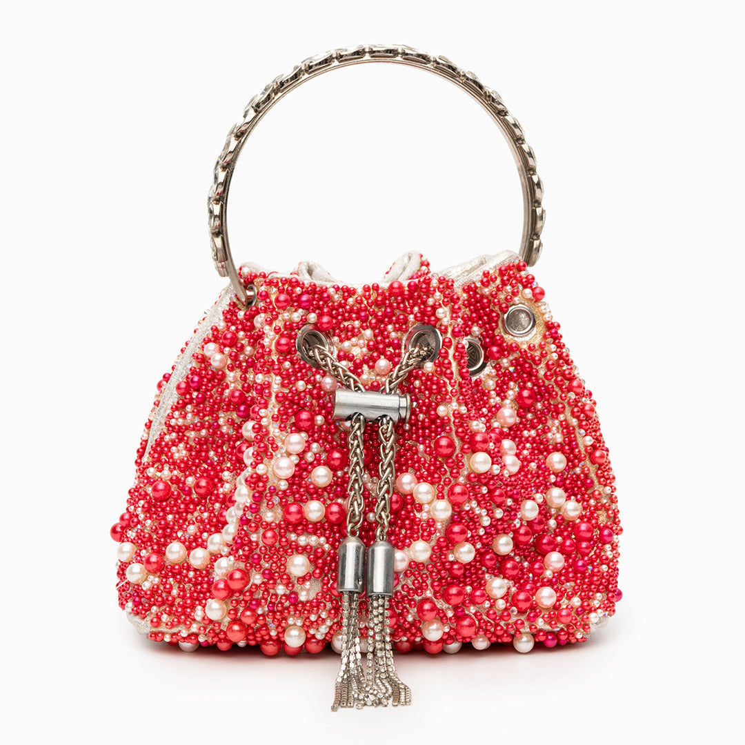 Amethyst Shimmer Handbag – FIORENE