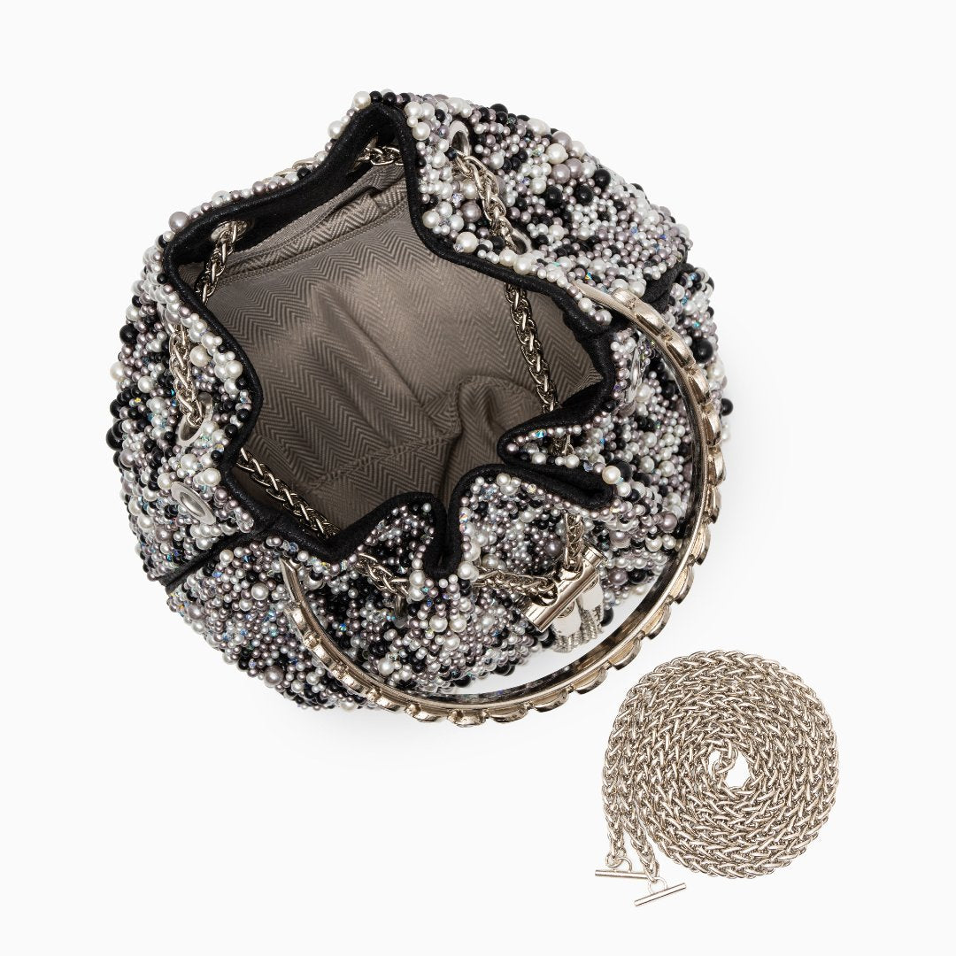 Nocturne Cascade Handbag – FIORENE