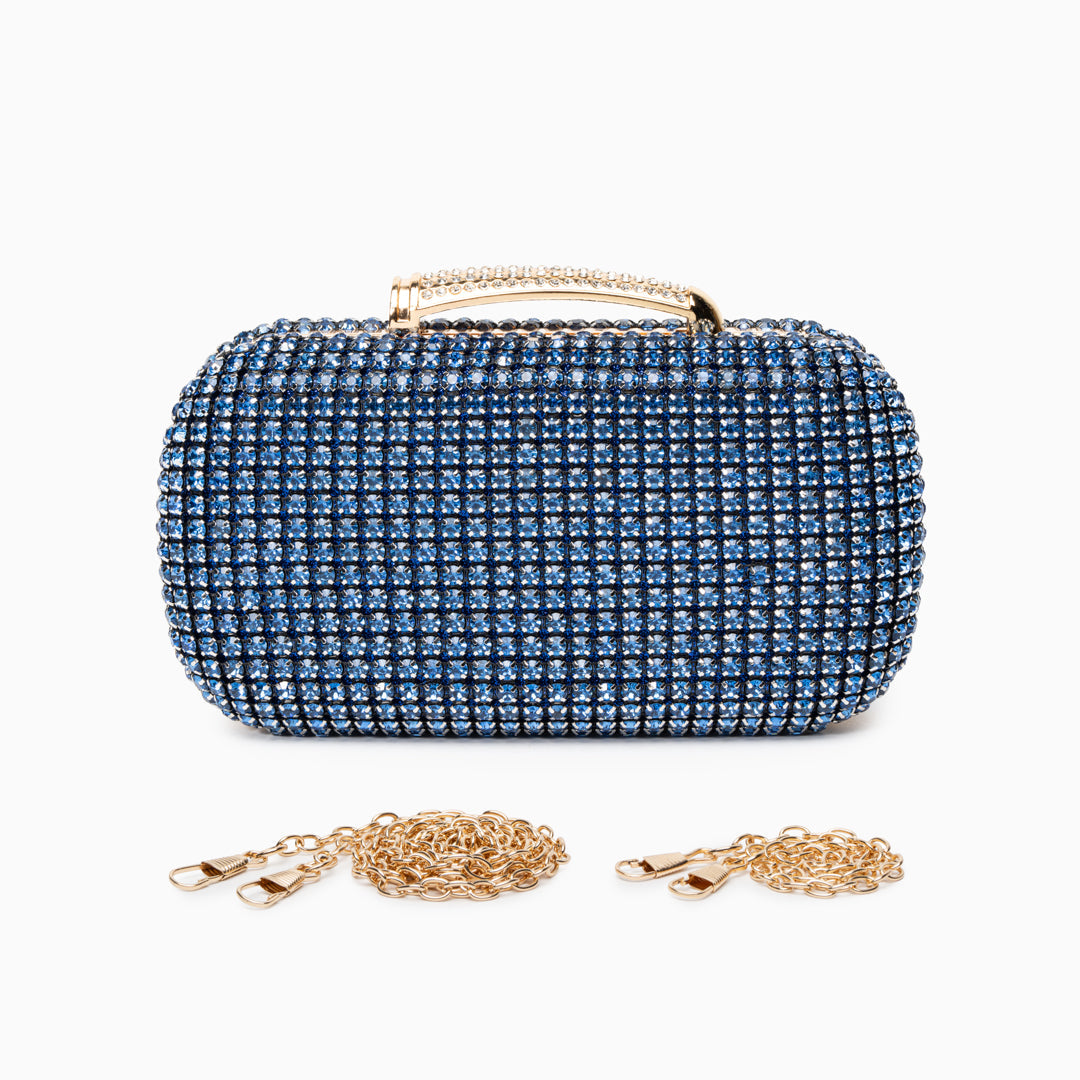 Noir Crystal Clutch – FIORENE